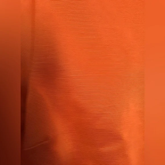 Gretchen Scott Designs Orange Dress with Pink Lining - Picture 5 of 6